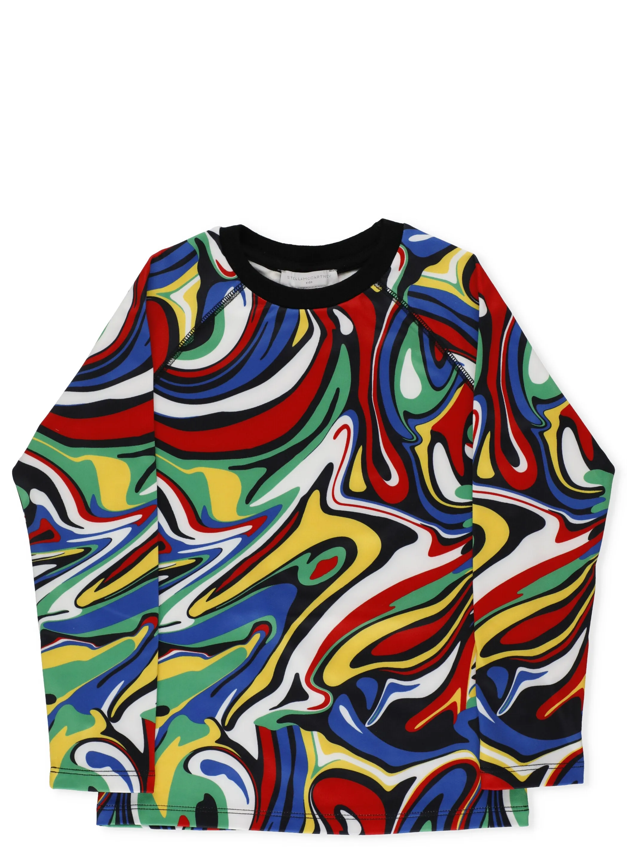 Stella McCartney Kids Swirl Print Long-Sleeve T-Shirt