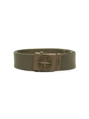 Stone Island Junior Logo Buckle Belt