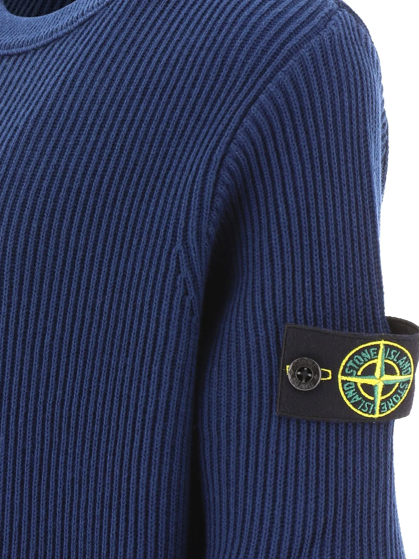 Stone Island Junior Logo Patch Crewneck Sweater
