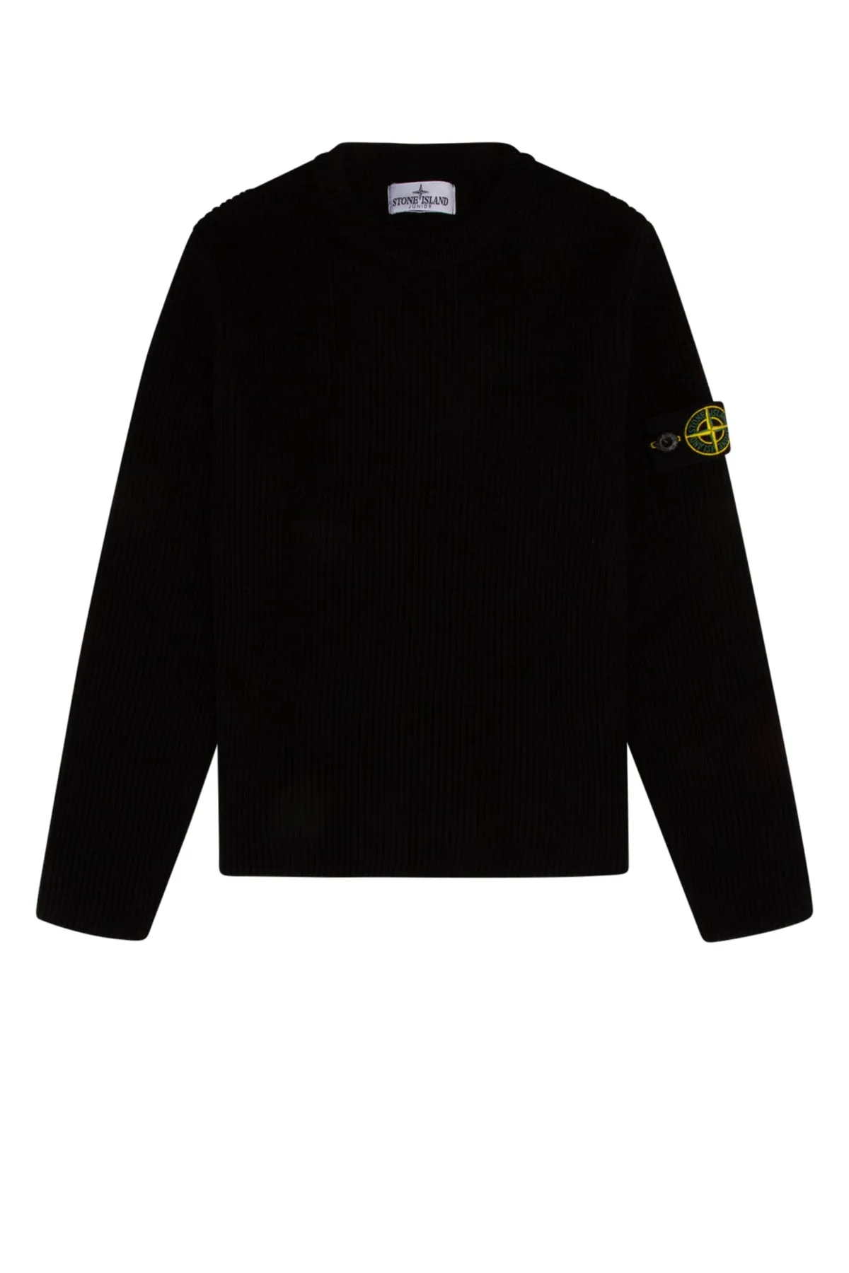 Stone Island Junior Logo Patch Crewneck Sweater