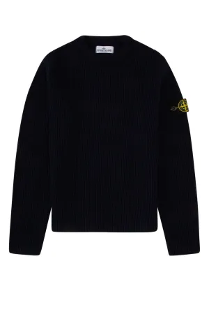 Stone Island Junior Logo Patch Crewneck Sweater