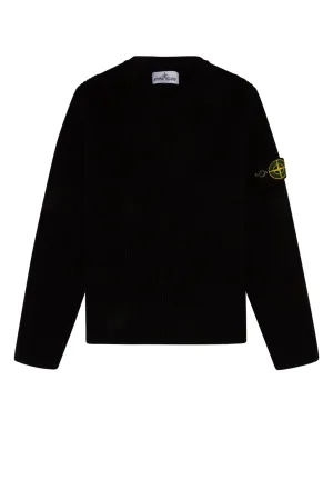 Stone Island Junior Logo Patch Crewneck Sweater