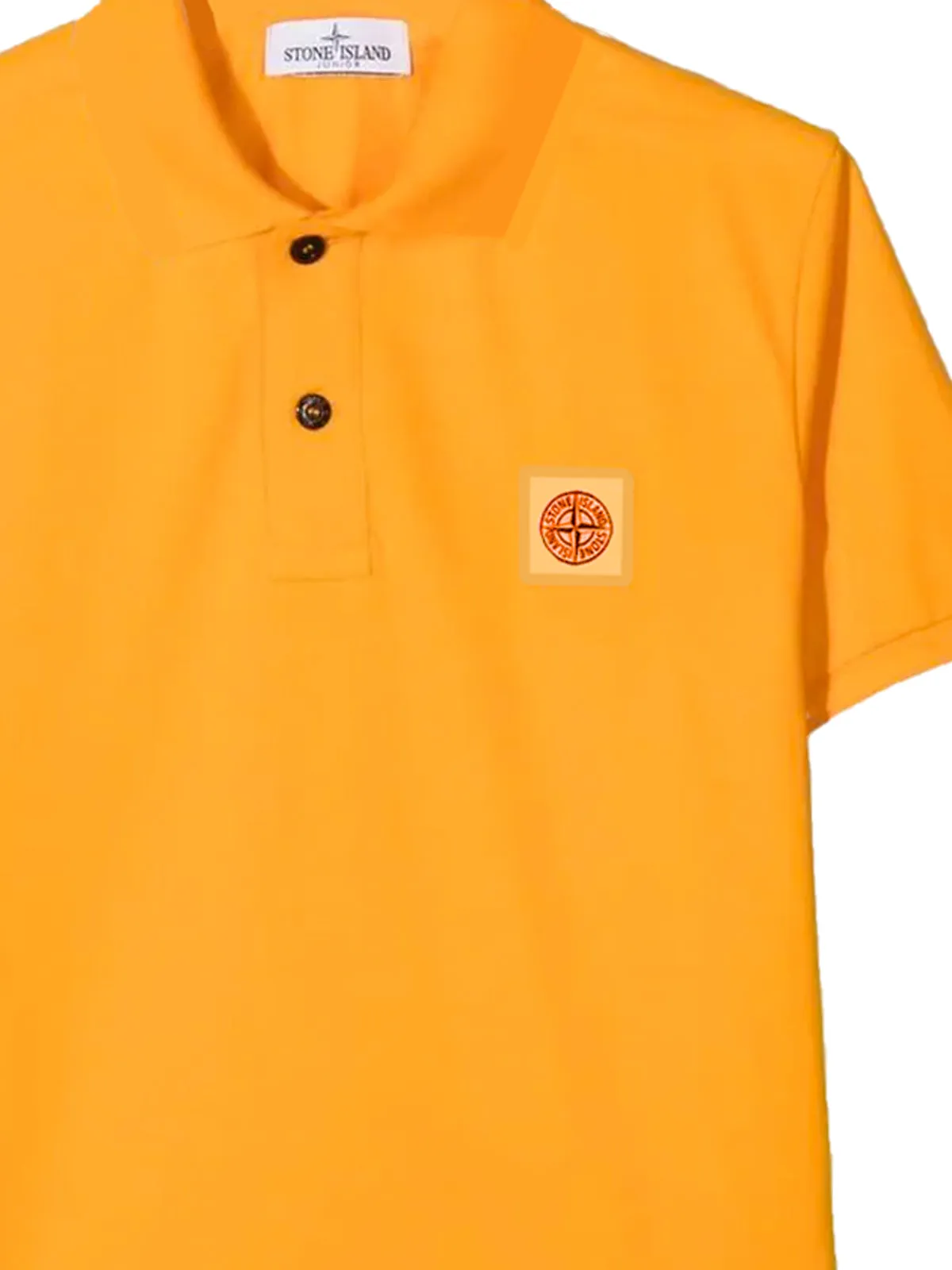 Stone Island Junior Logo Patch Polo Shirt