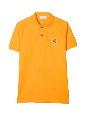 Stone Island Junior Logo Patch Polo Shirt