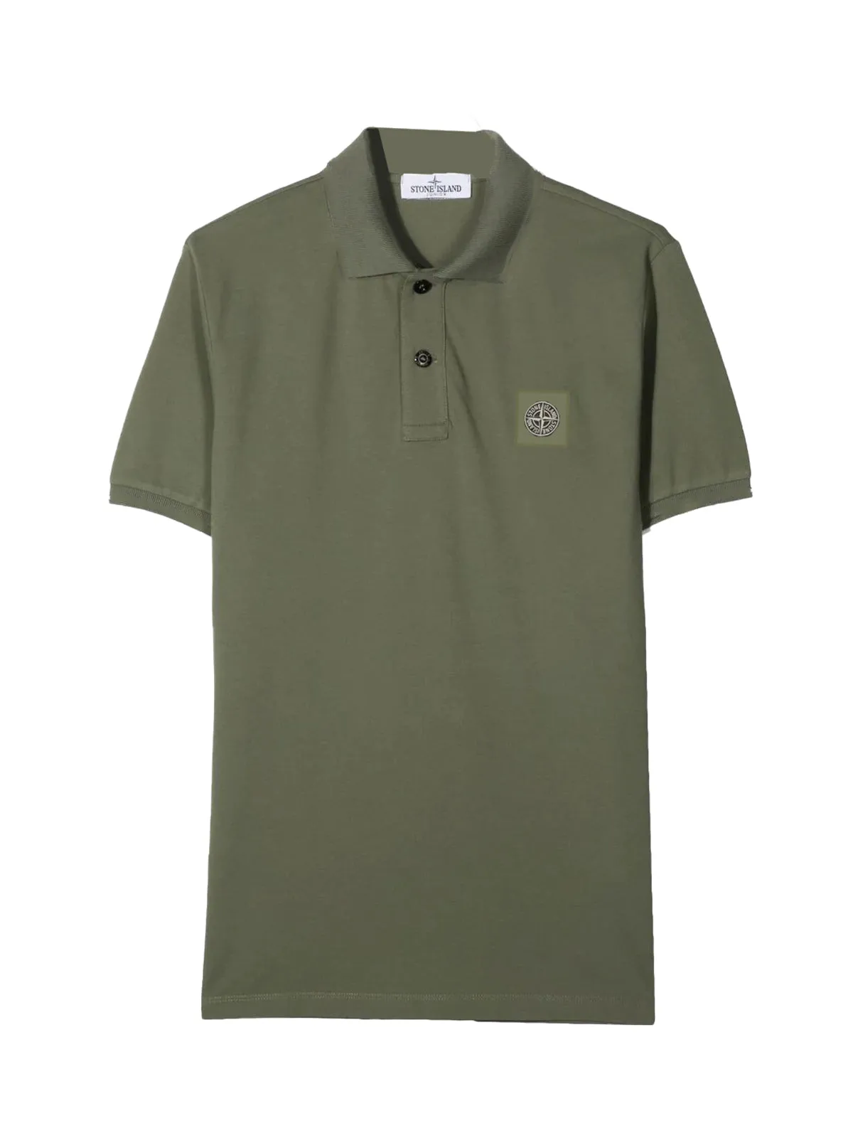 Stone Island Junior Logo Patch Polo Shirt