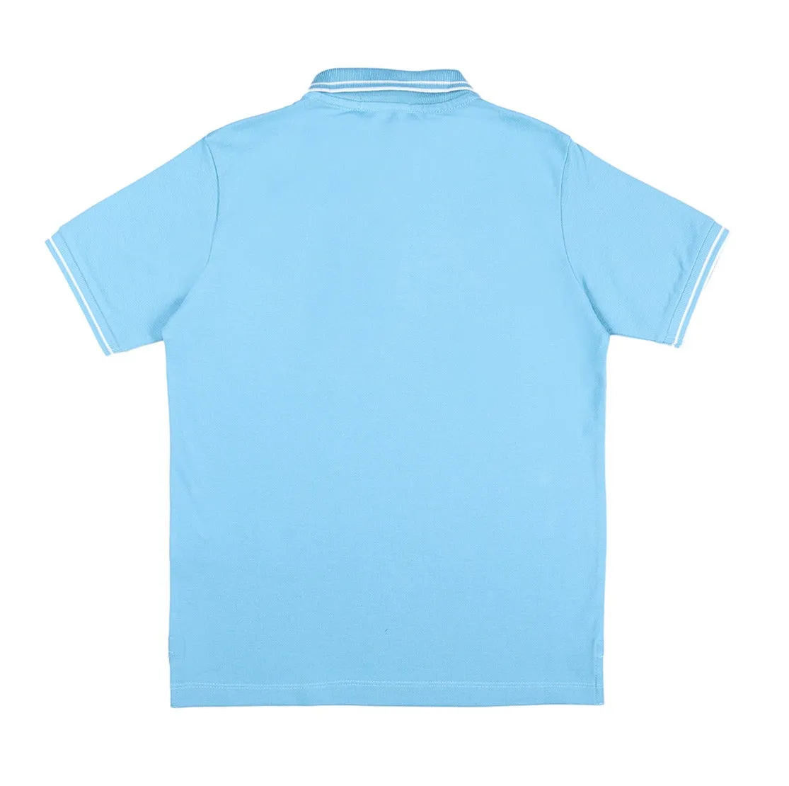 Stone Island Junior Logo Patch Short Sleeved Polo Shirt