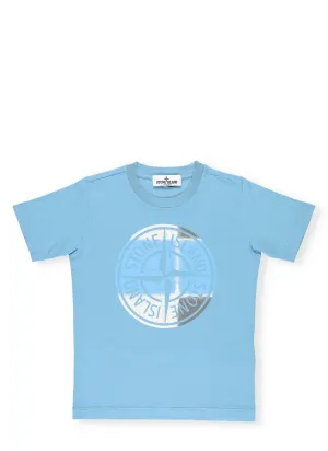Stone Island Junior Logo Print T-Shirt
