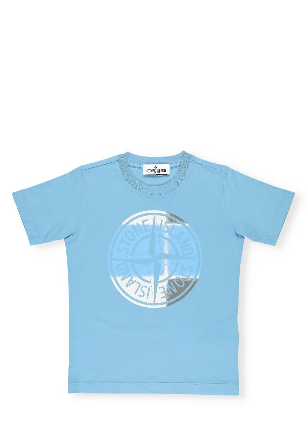 Stone Island Junior Logo Print T-Shirt
