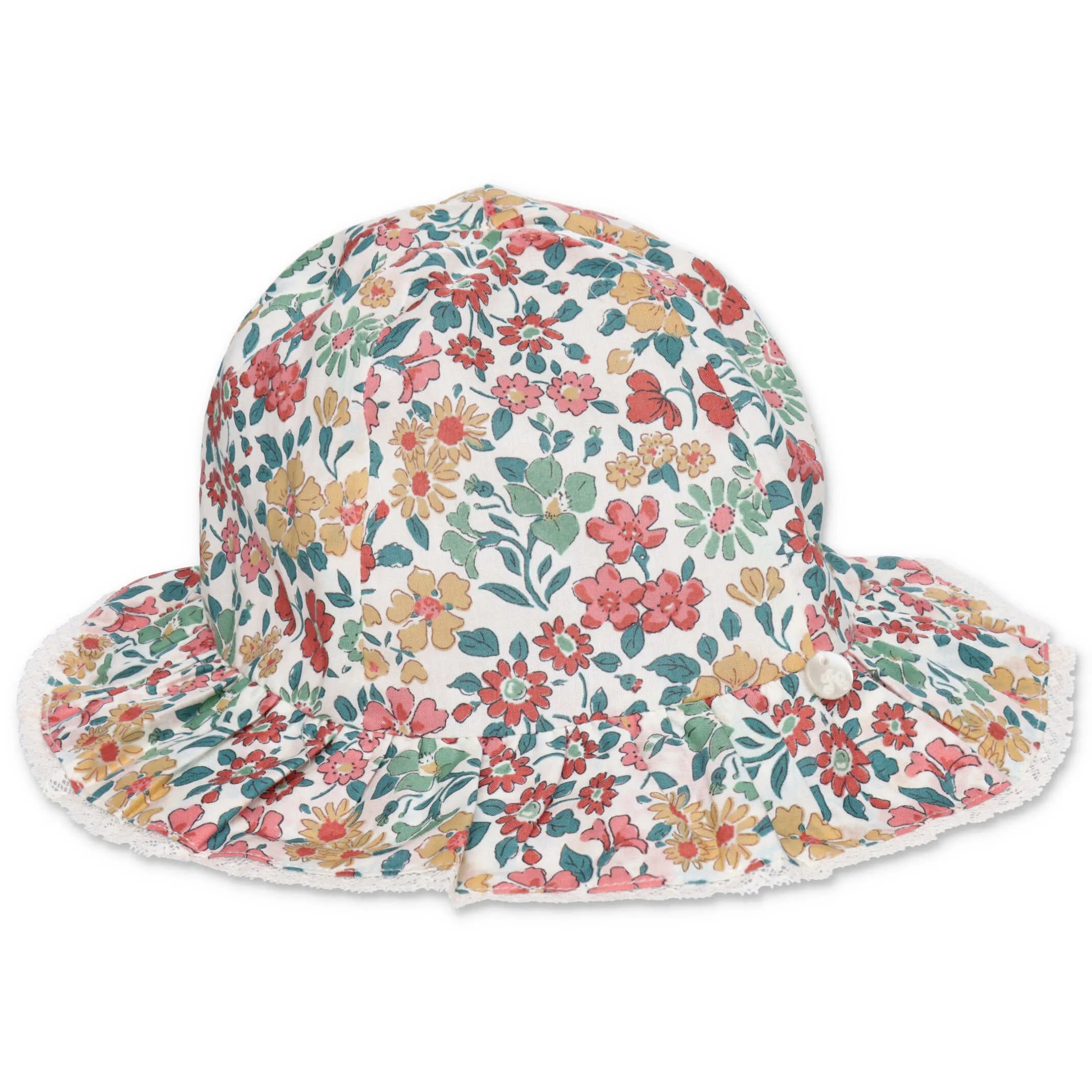 Tartine et Chocolat Allover Floral Printed Sun Hat
