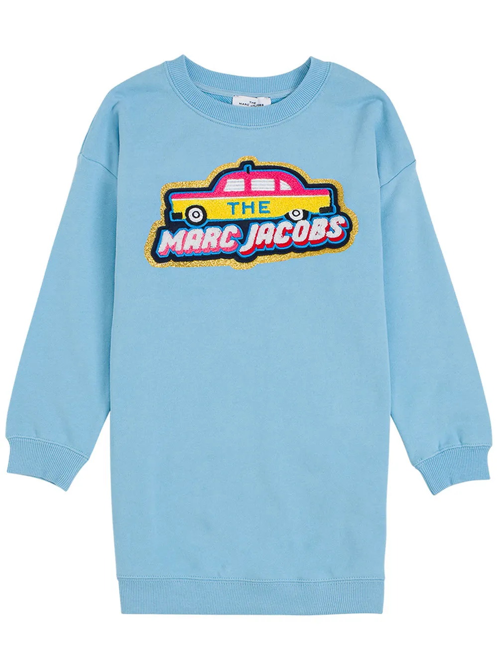The Marc Jacobs Kids Logo Embroidered Sweater Dress