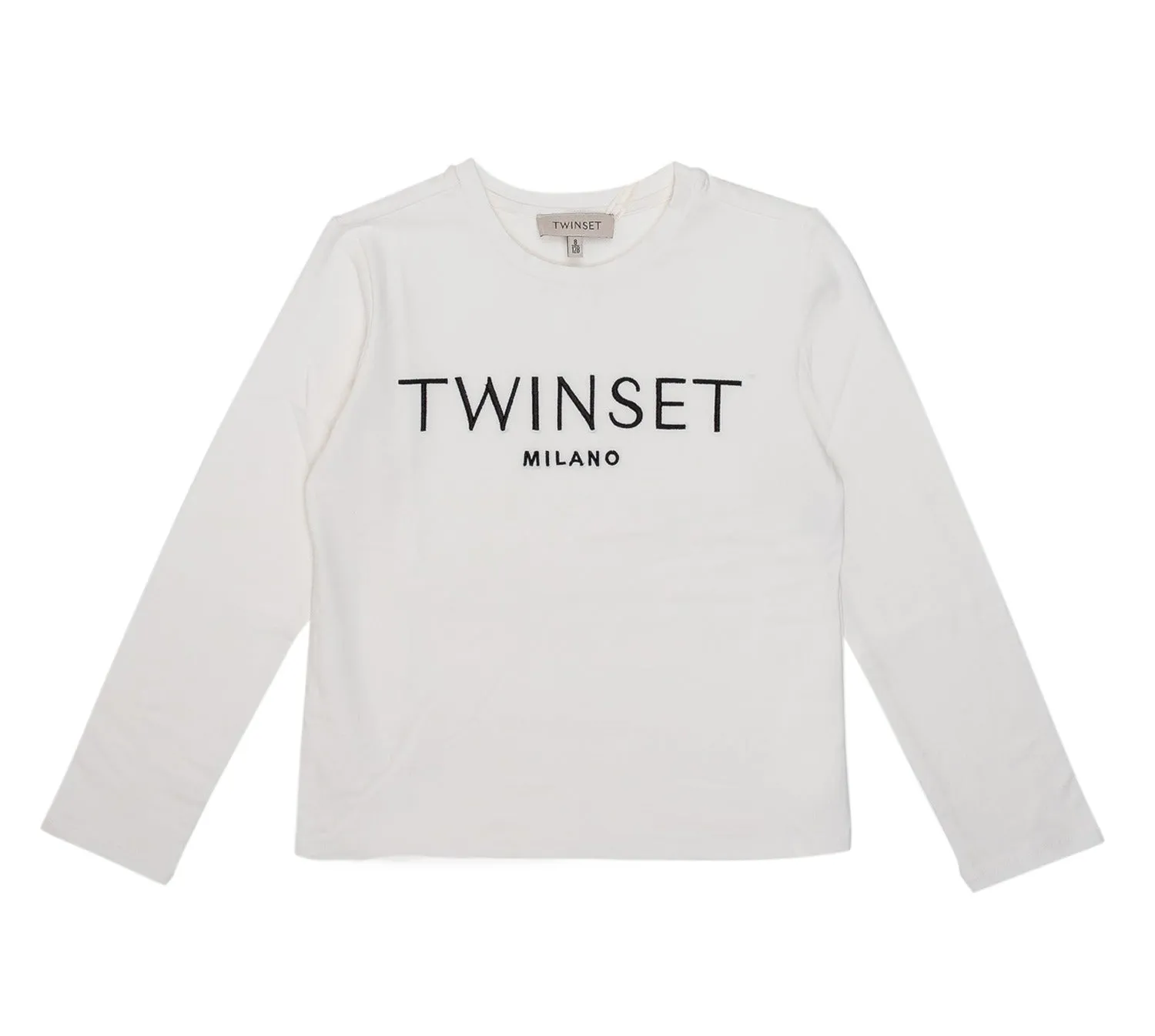 TWINSET Kids Logo Embroidered T-Shirt