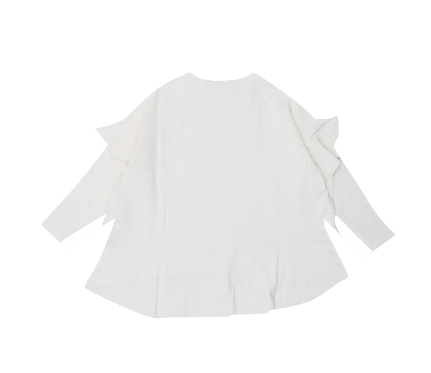 TWINSET Kids Necklace Detail Ruffled Sweatshirt