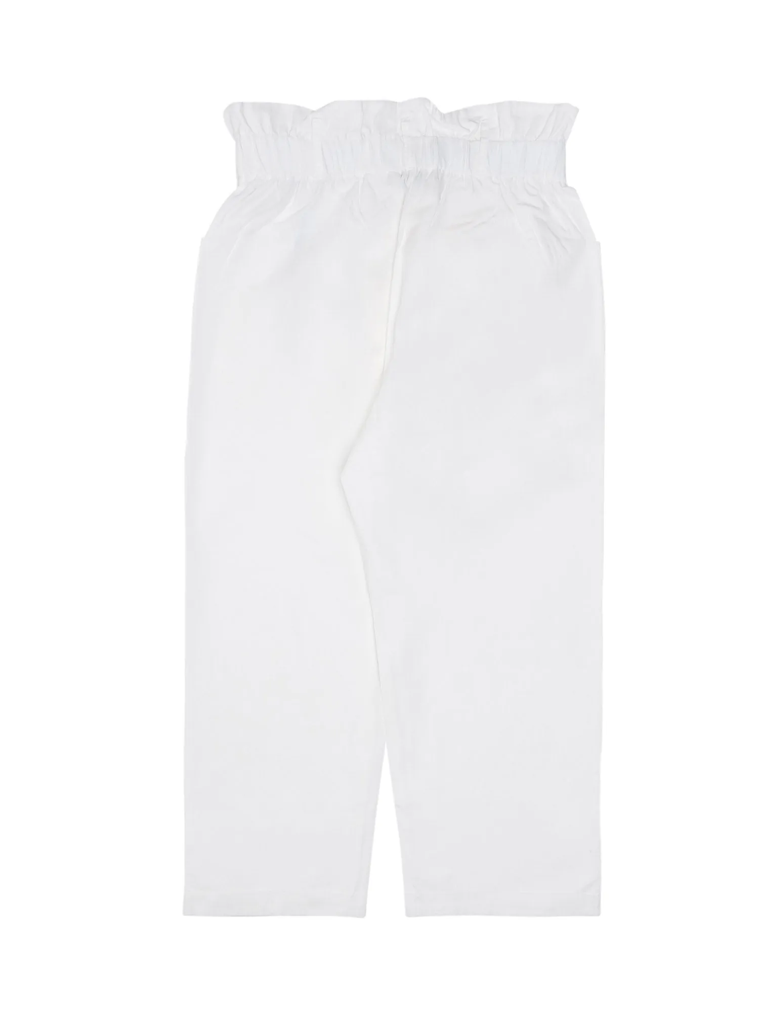 TWINSET Kids Tie Belt Poplin Trousers
