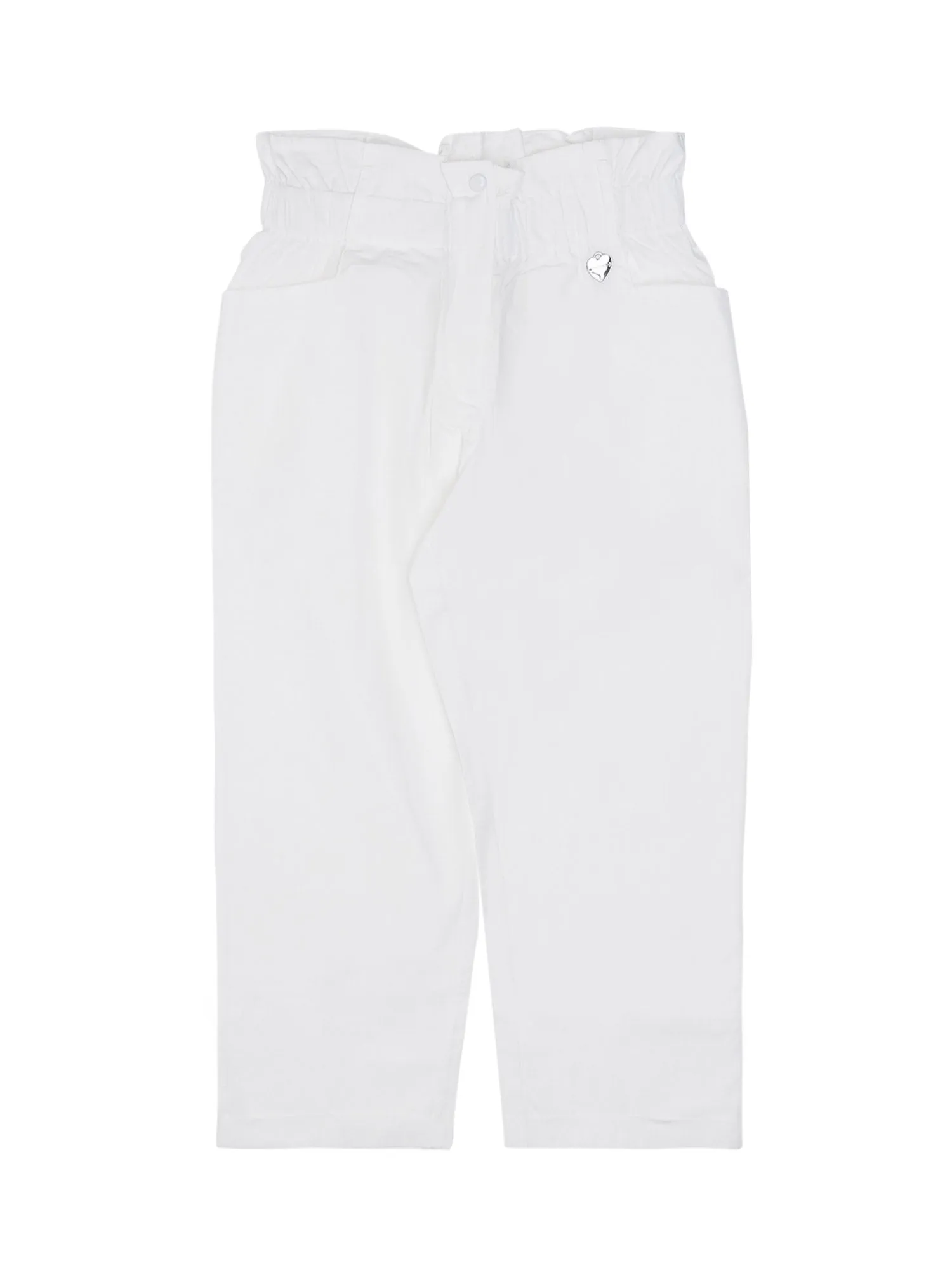TWINSET Kids Tie Belt Poplin Trousers
