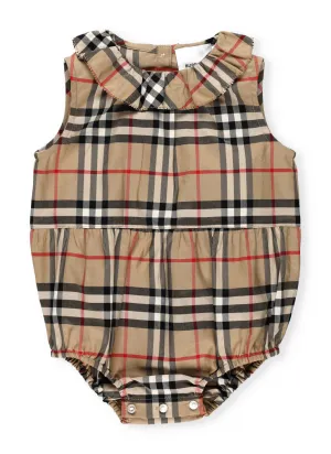 urberry Kids Vintage Check Onesie