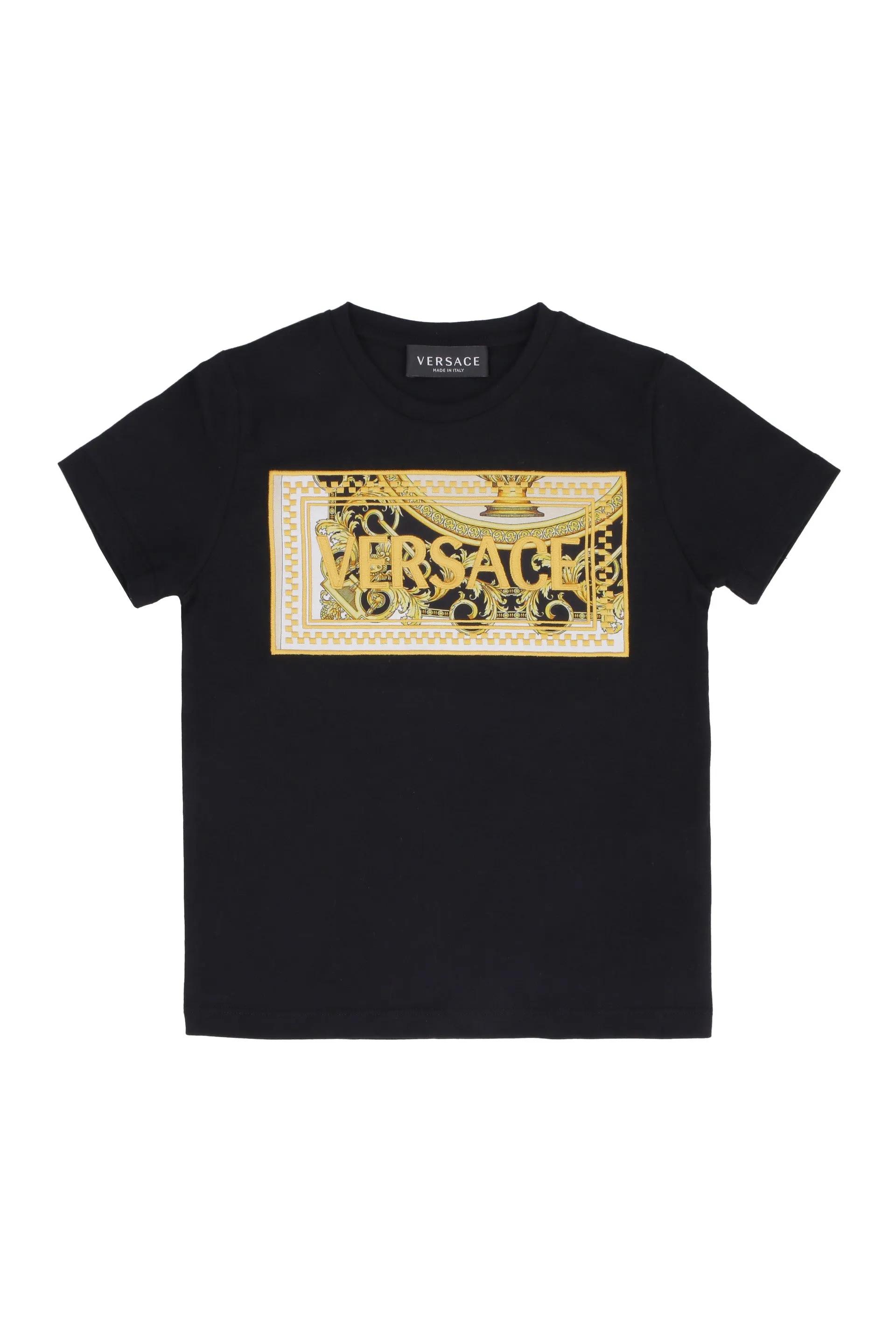 Versace Kids Barocco Embroidered T-Shirt