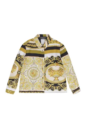 Versace Kids Barocco Print Shirt