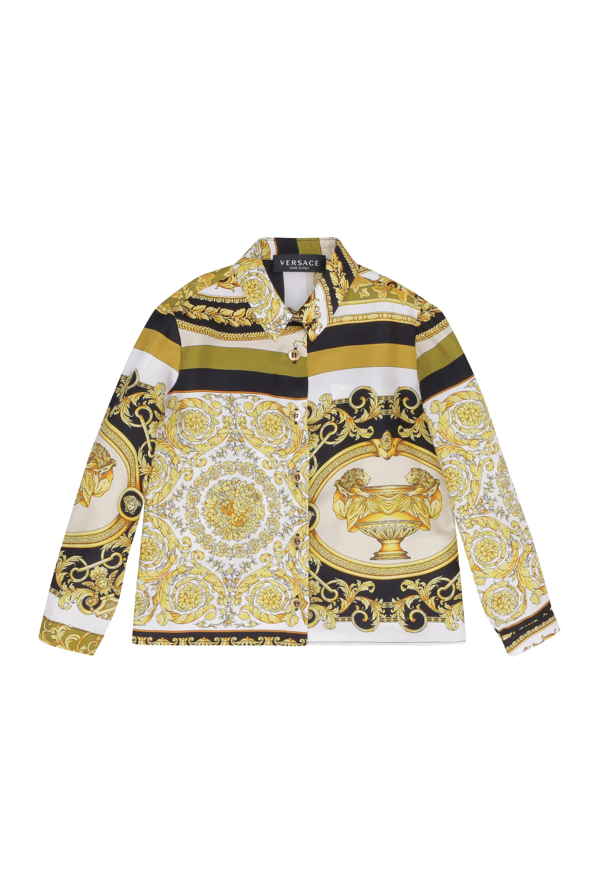 Versace Kids Barocco Print Shirt