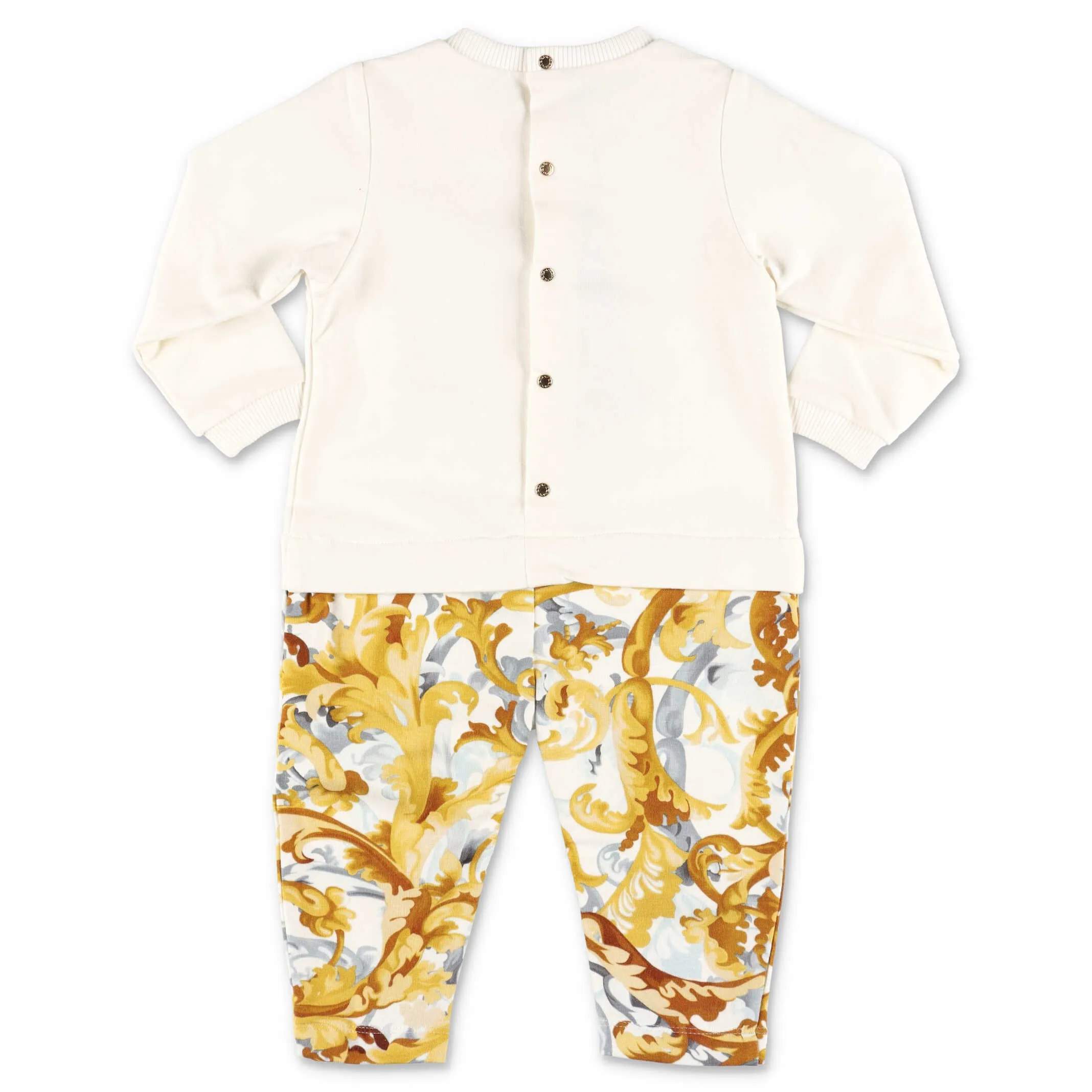 Versace Kids Barocco Printed Romper