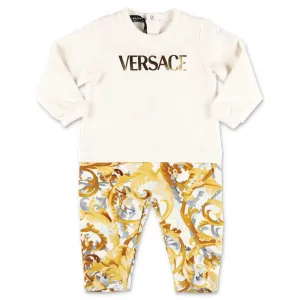 Versace Kids Barocco Printed Romper