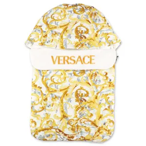 Versace Kids Baroccoflage Logo Printed Sleeping Bag