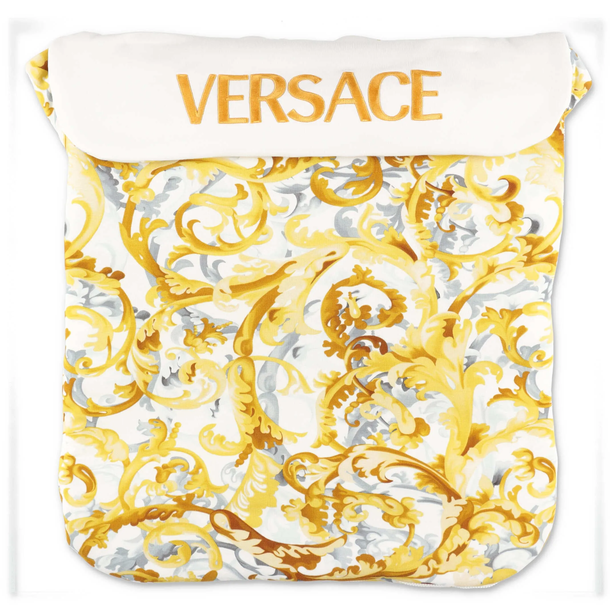 Versace Kids Baroccoflage Logo Printed Sleeping Bag