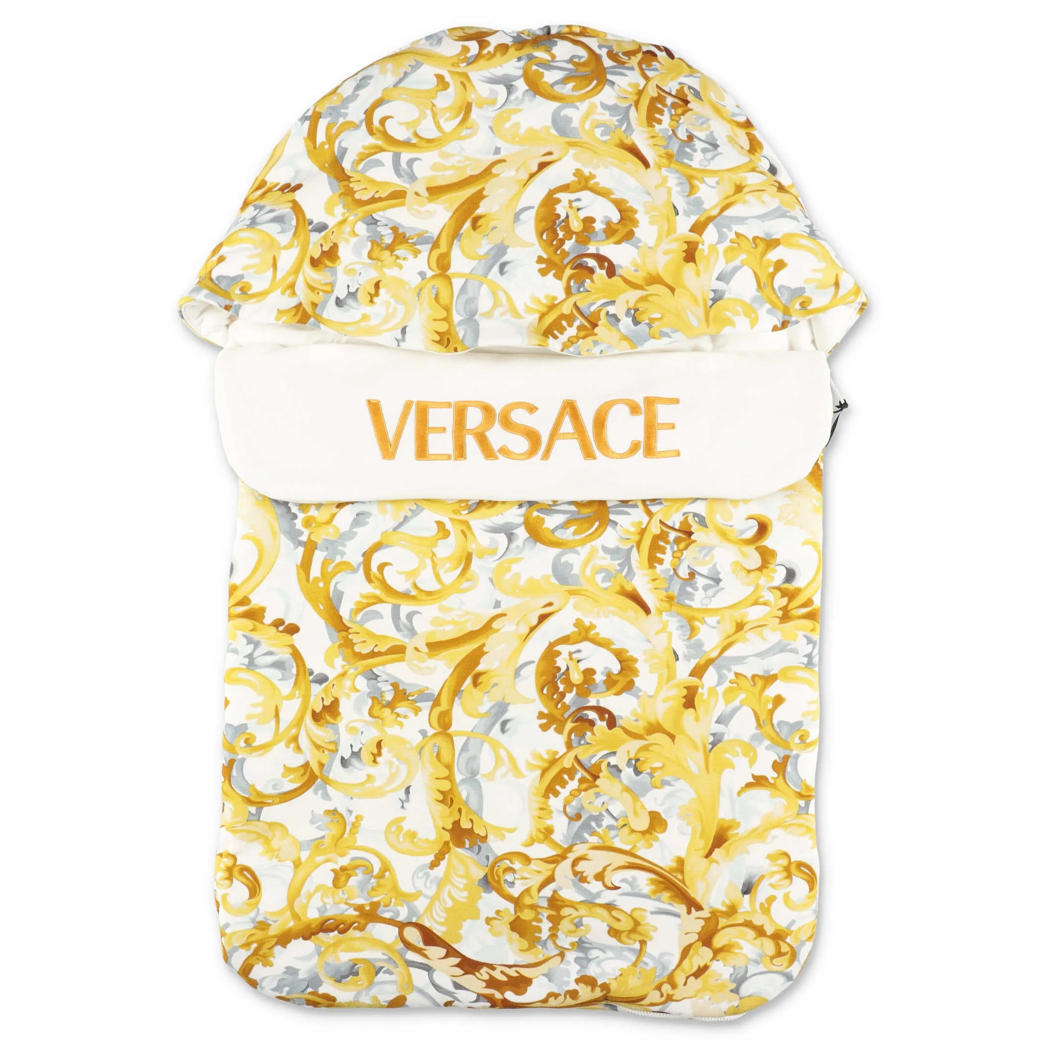 Versace Kids Baroccoflage Logo Printed Sleeping Bag