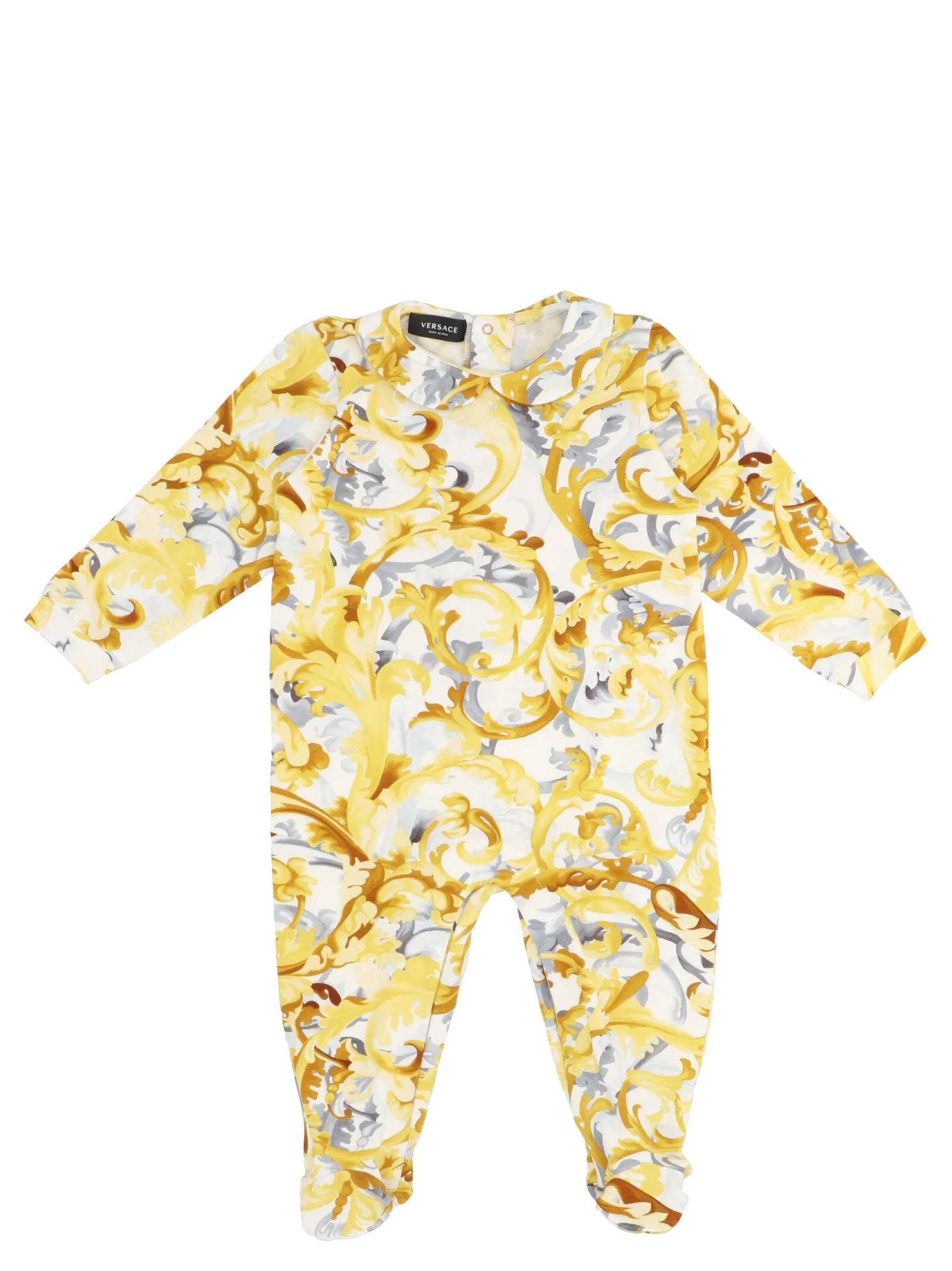 Versace Kids Baroccoflage Printed Onesie Set
