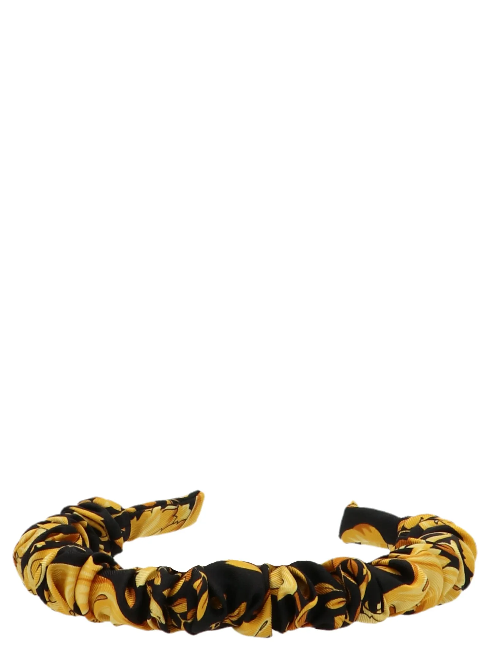 Versace Kids Baroque Printed Ruffled Headband