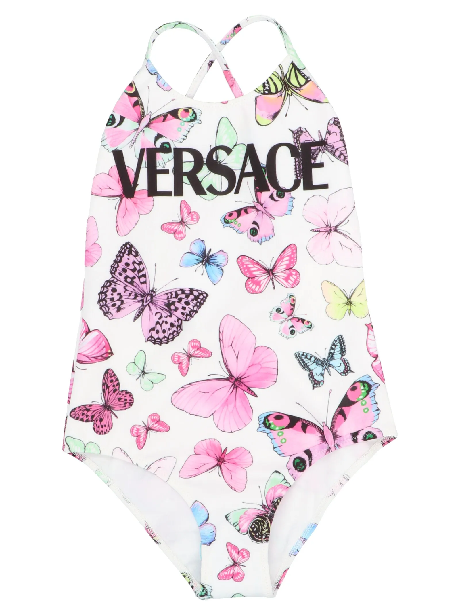 Versace Kids Butterfly Printed One-Piece Swimsuit