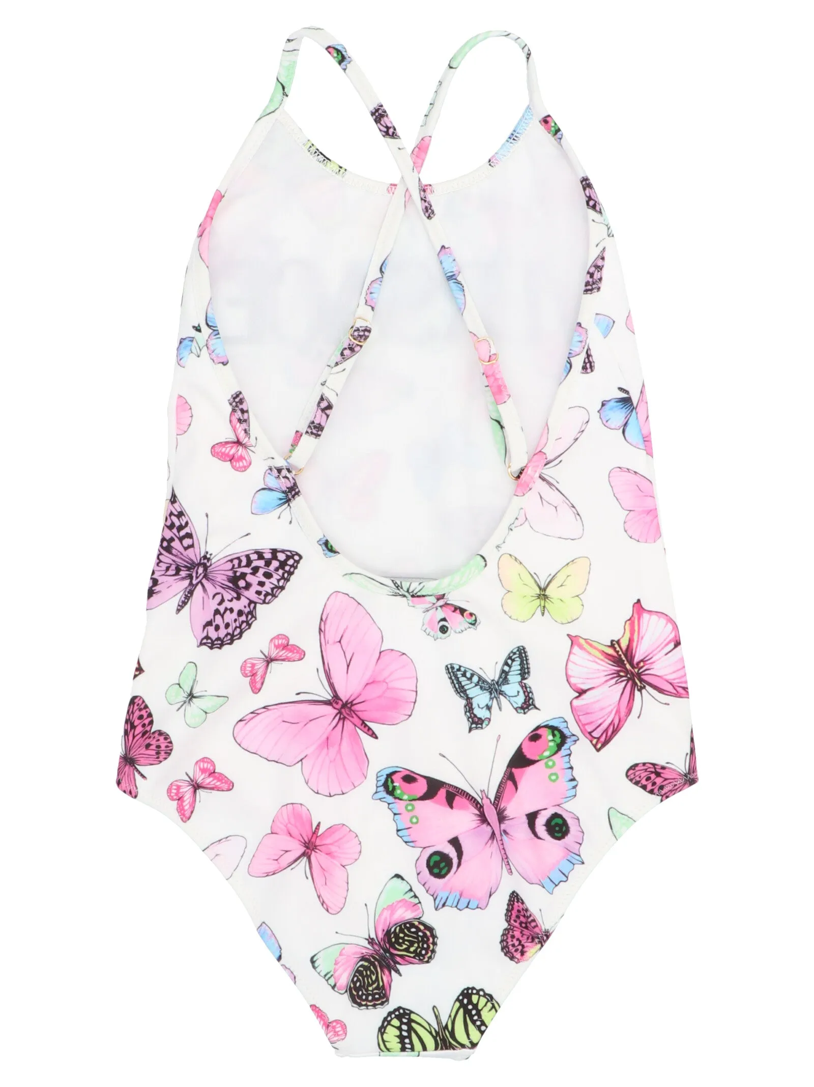 Versace Kids Butterfly Printed One-Piece Swimsuit