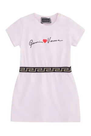 Versace Kids Dropped Waist Dress