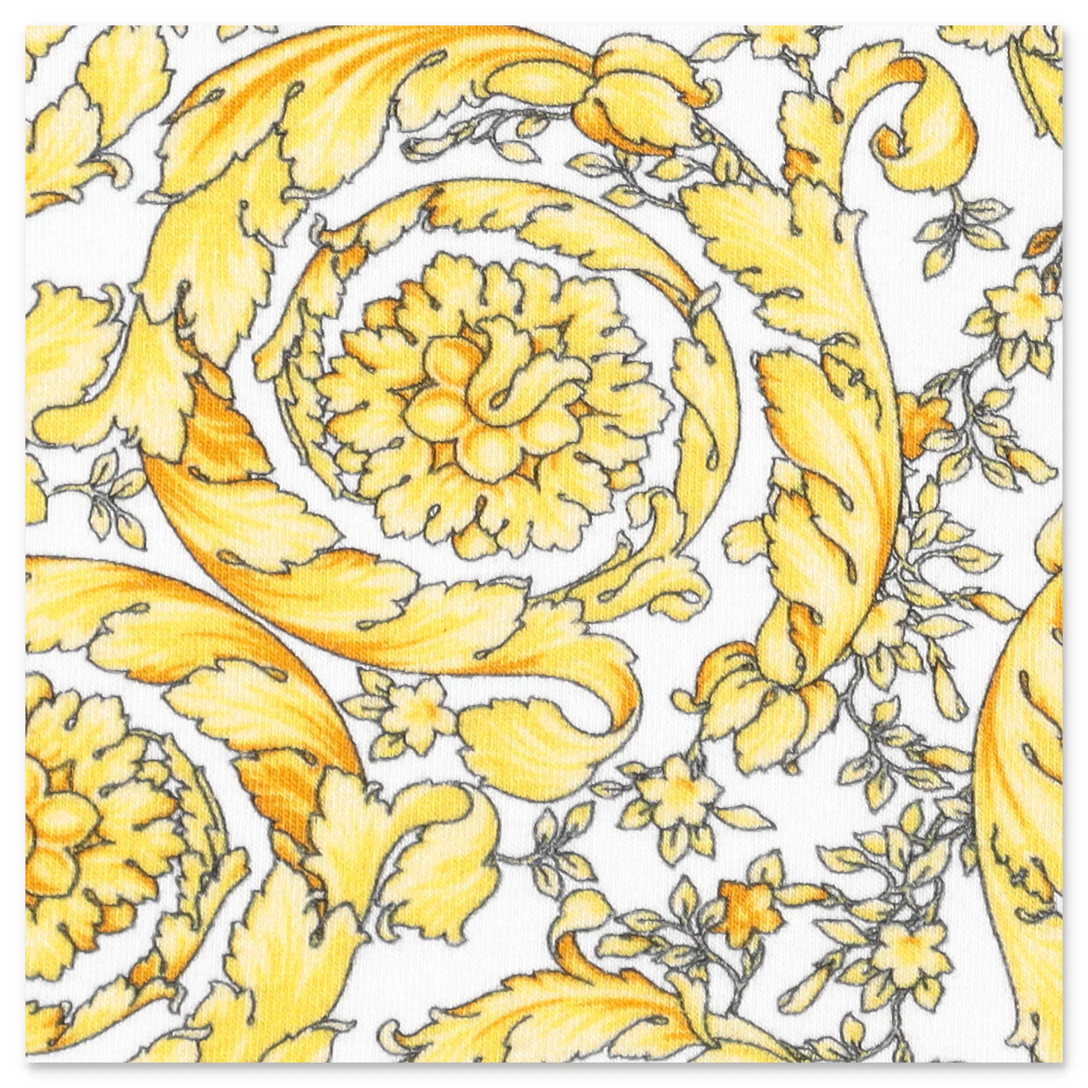 Versace Kids Floral Printed Bib