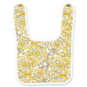 Versace Kids Floral Printed Bib