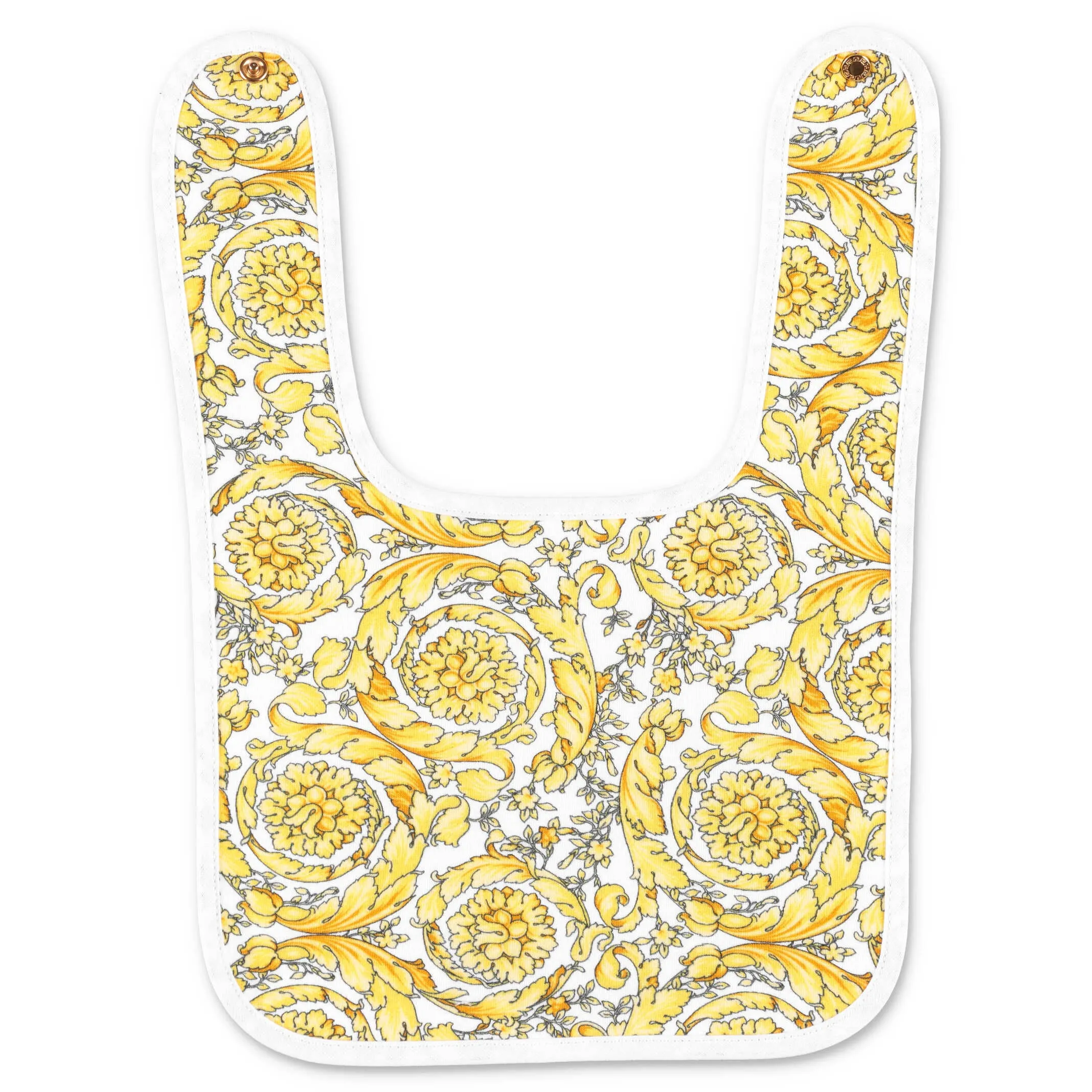 Versace Kids Floral Printed Bib