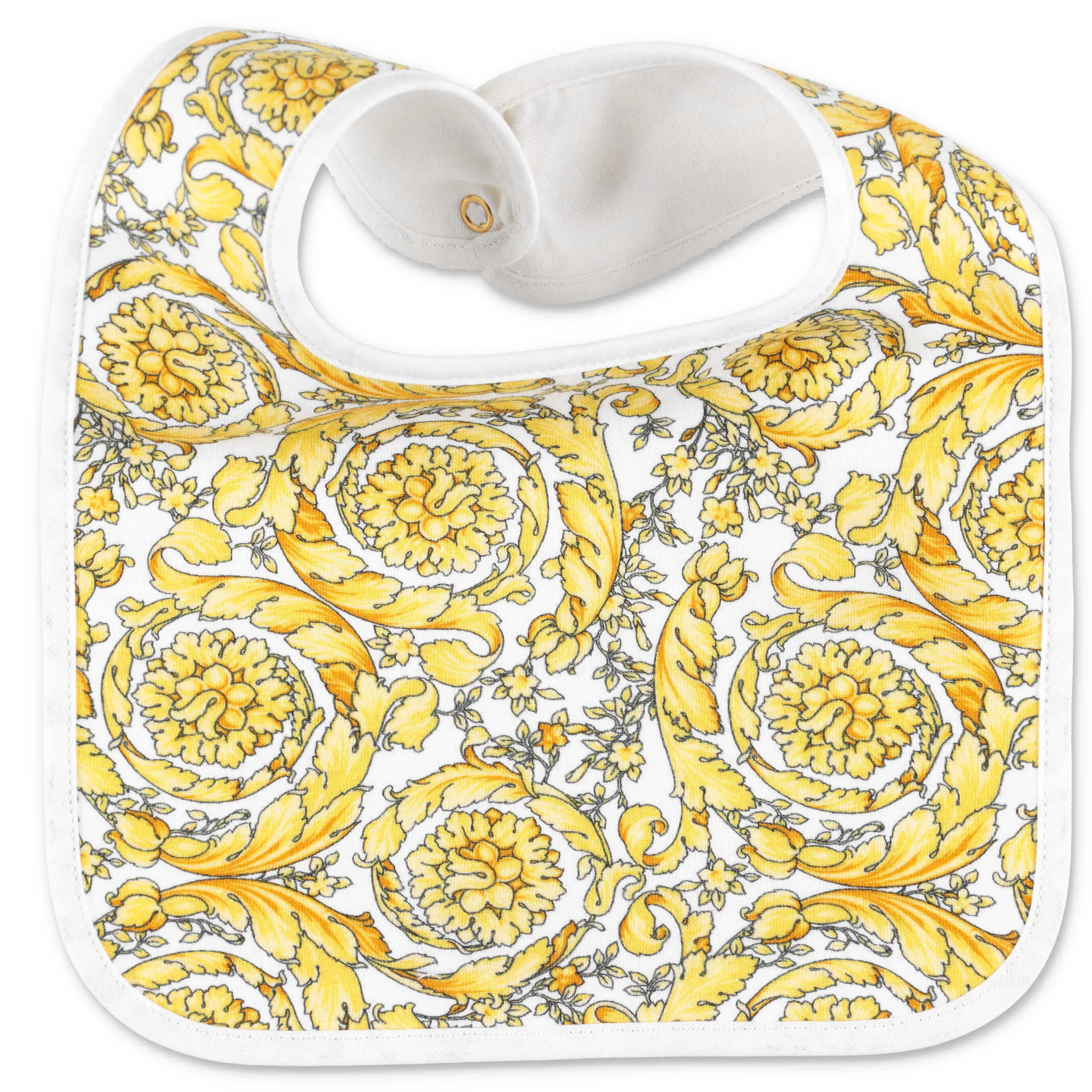 Versace Kids Floral Printed Bib
