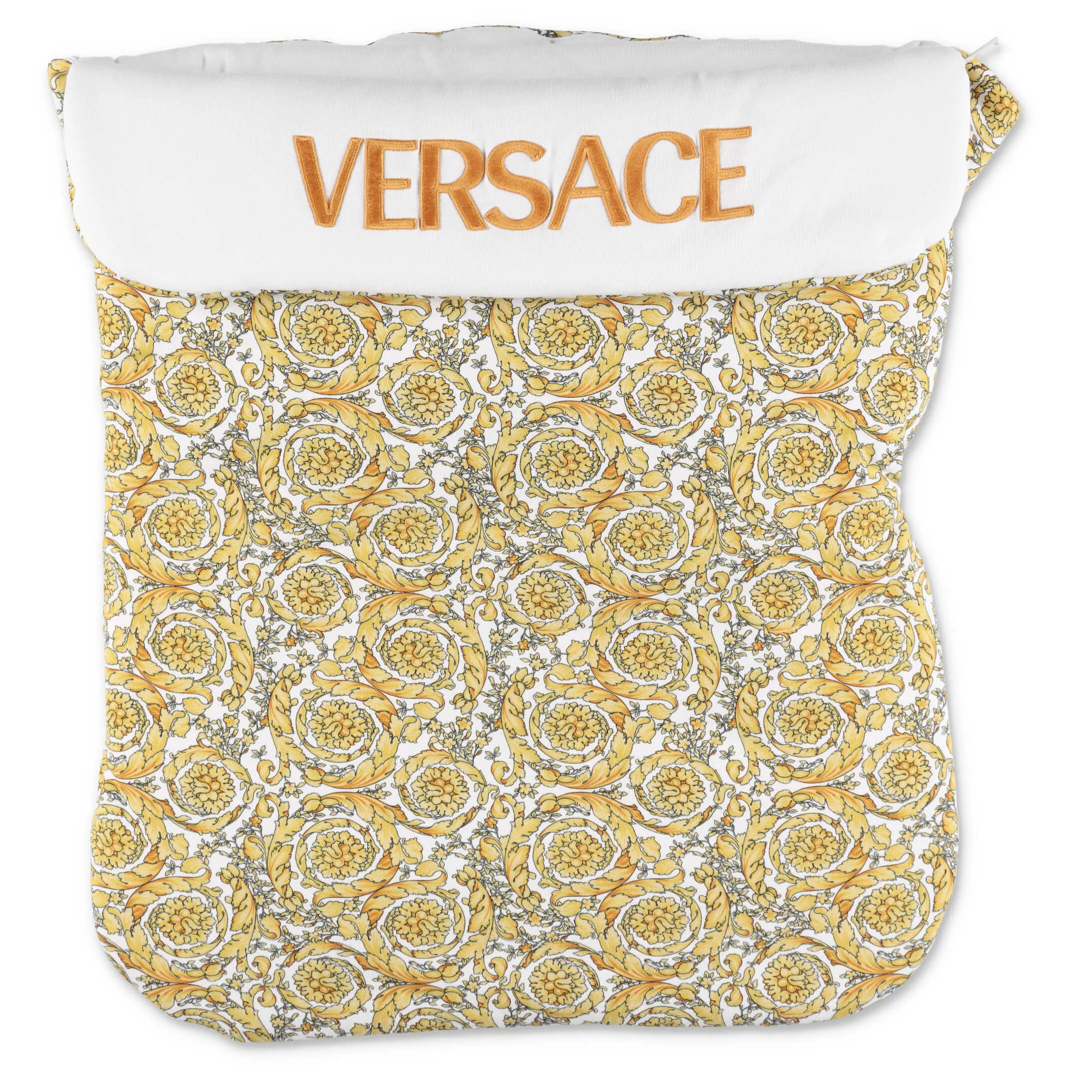 Versace Kids Floral Printed Logo Detail Sleeping Bag