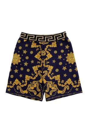 Versace Kids Graphic Printed Shorts