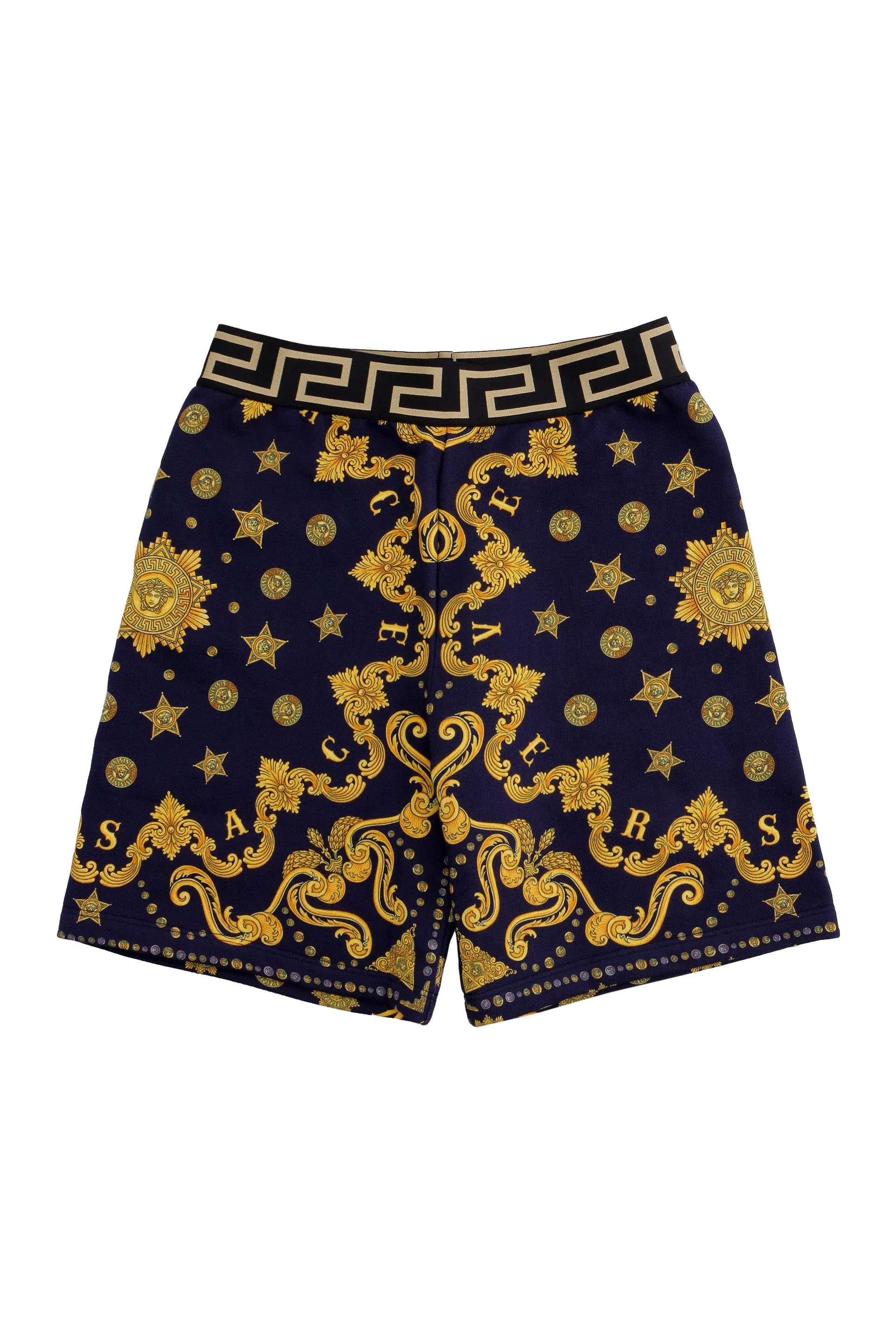 Versace Kids Graphic Printed Shorts