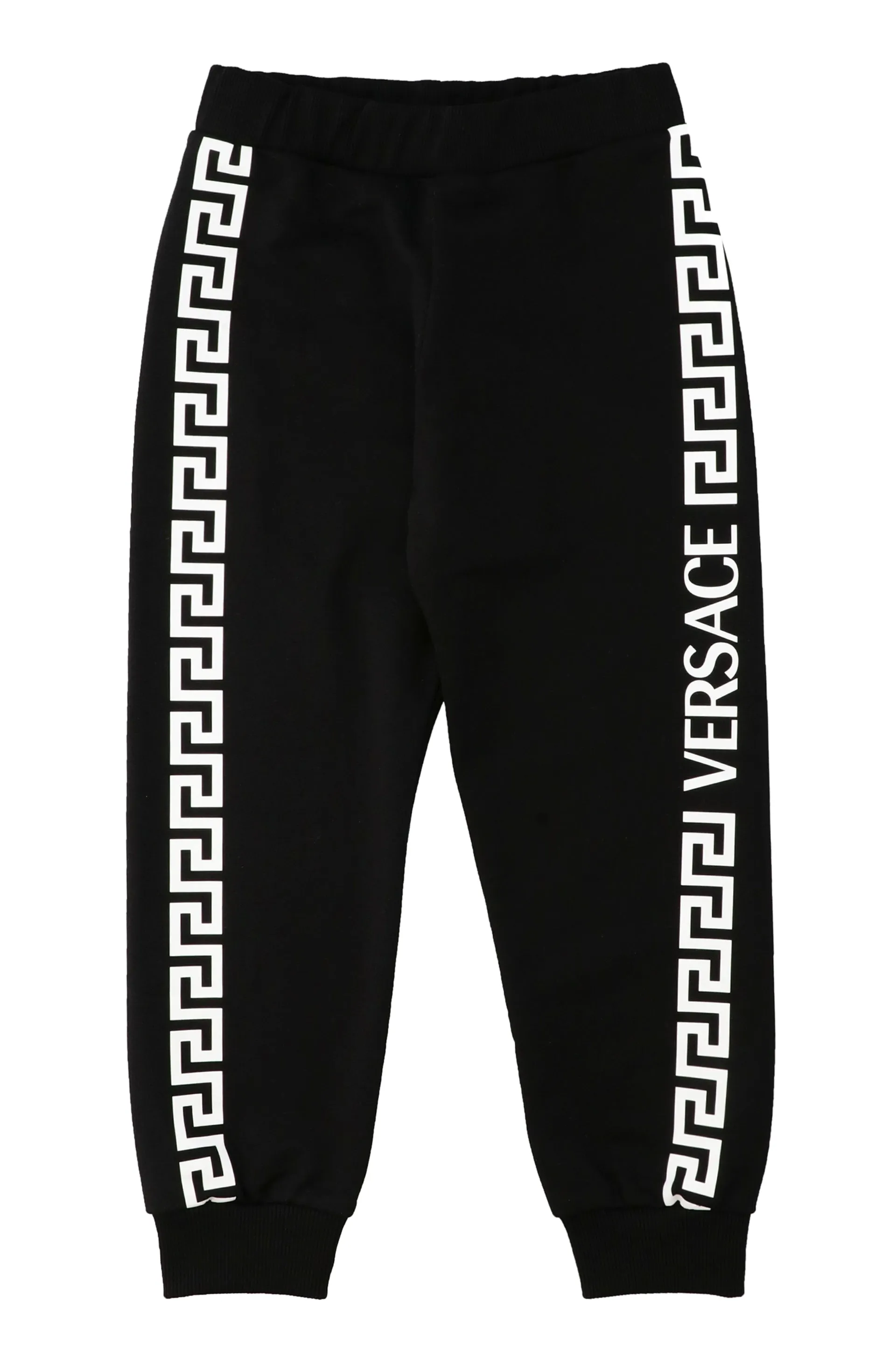 Versace Kids Greca Logo Side Stripe Track Pants