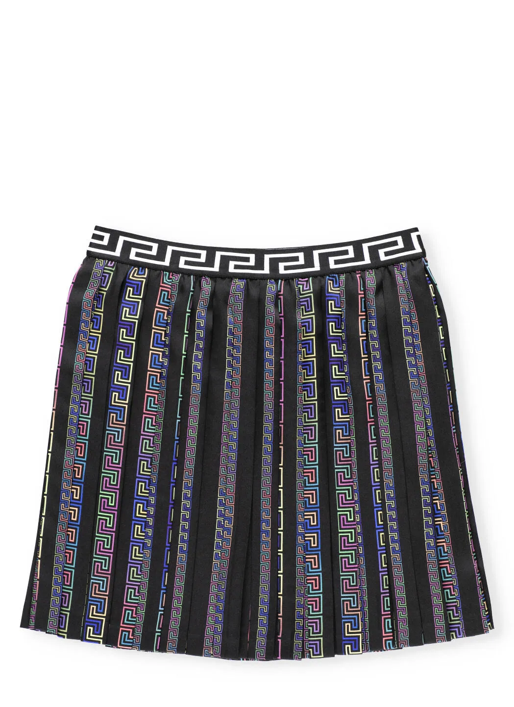 Versace Kids Greca Pleated Skirt
