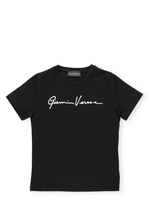 Versace Kids GV Signature Printed T-Shirt