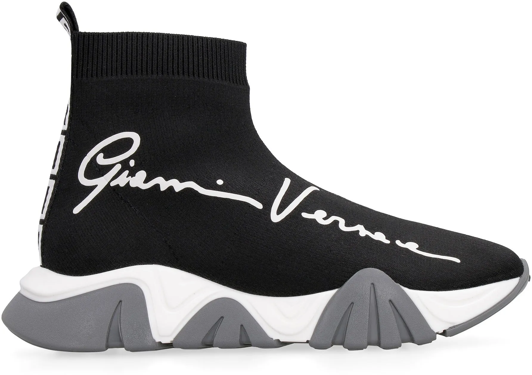 Versace Kids GV Signature Sock Sneakers