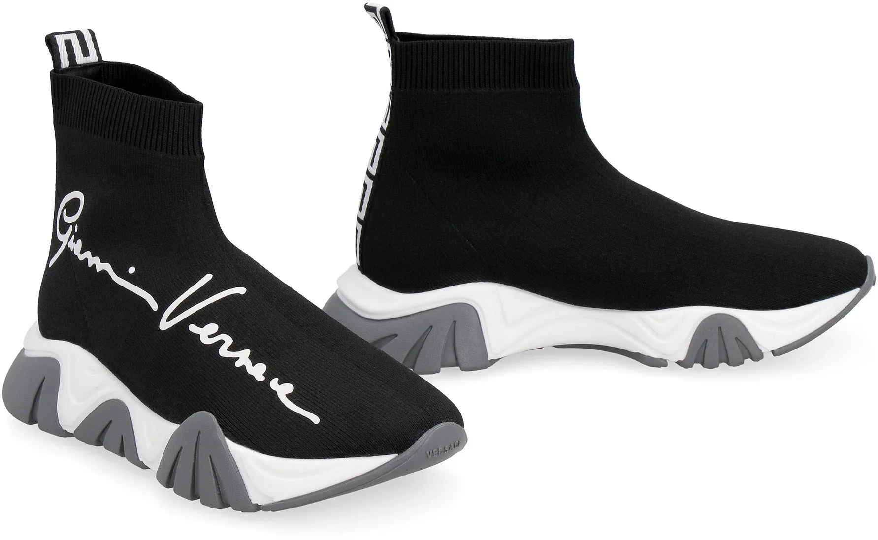 Versace Kids GV Signature Sock Sneakers
