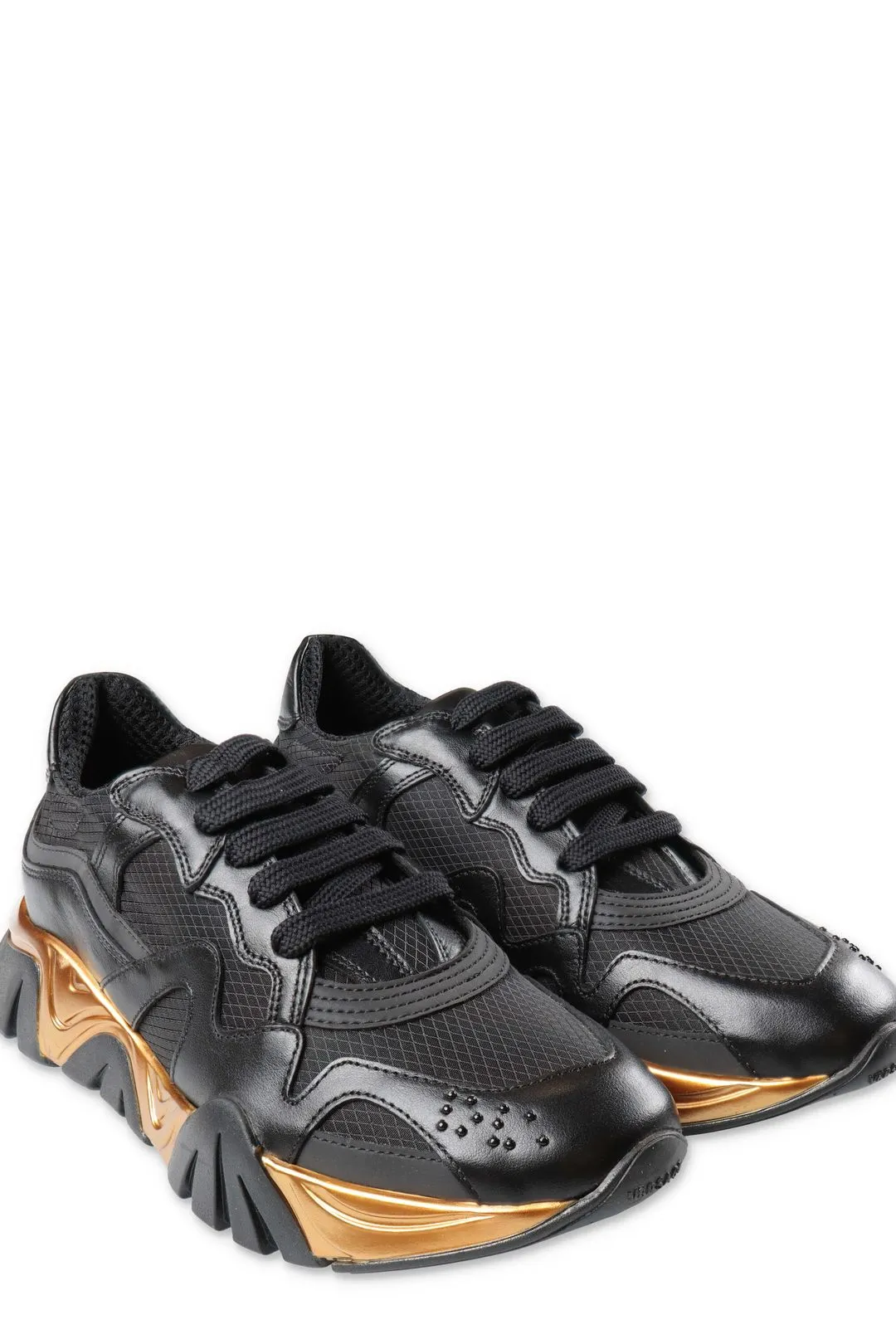 Versace Kids Lace-Up Sneakers