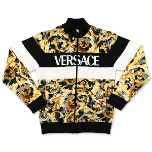 Versace Kids Logo Barocco Printed Jacket