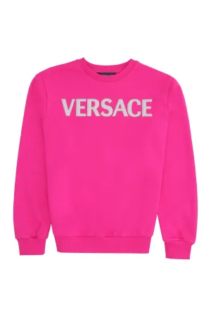 Versace Kids Logo Detail Sweatshirt