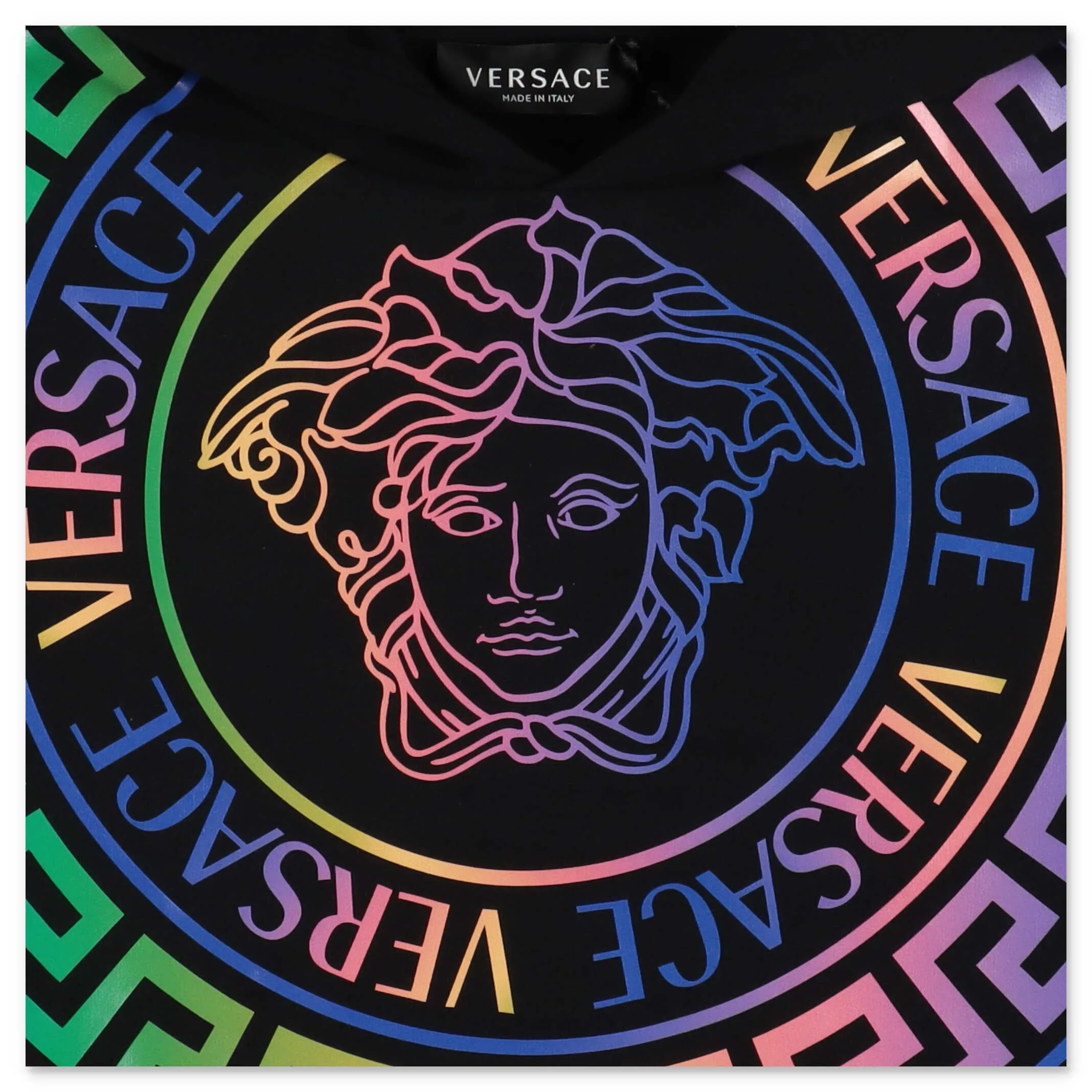 Versace Kids Logo Print Hoodie