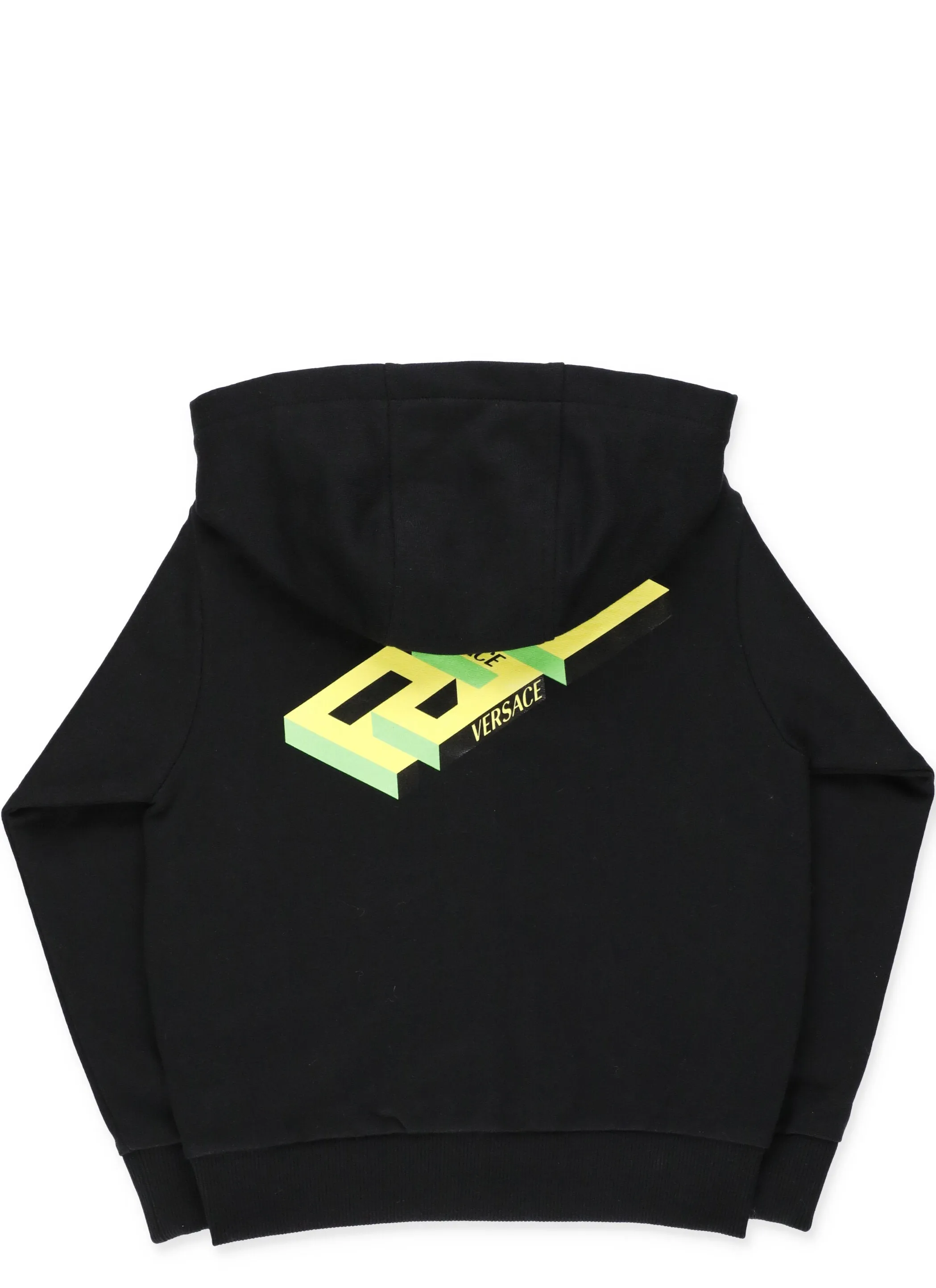 Versace Kids Logo Printed Hooded Jacket