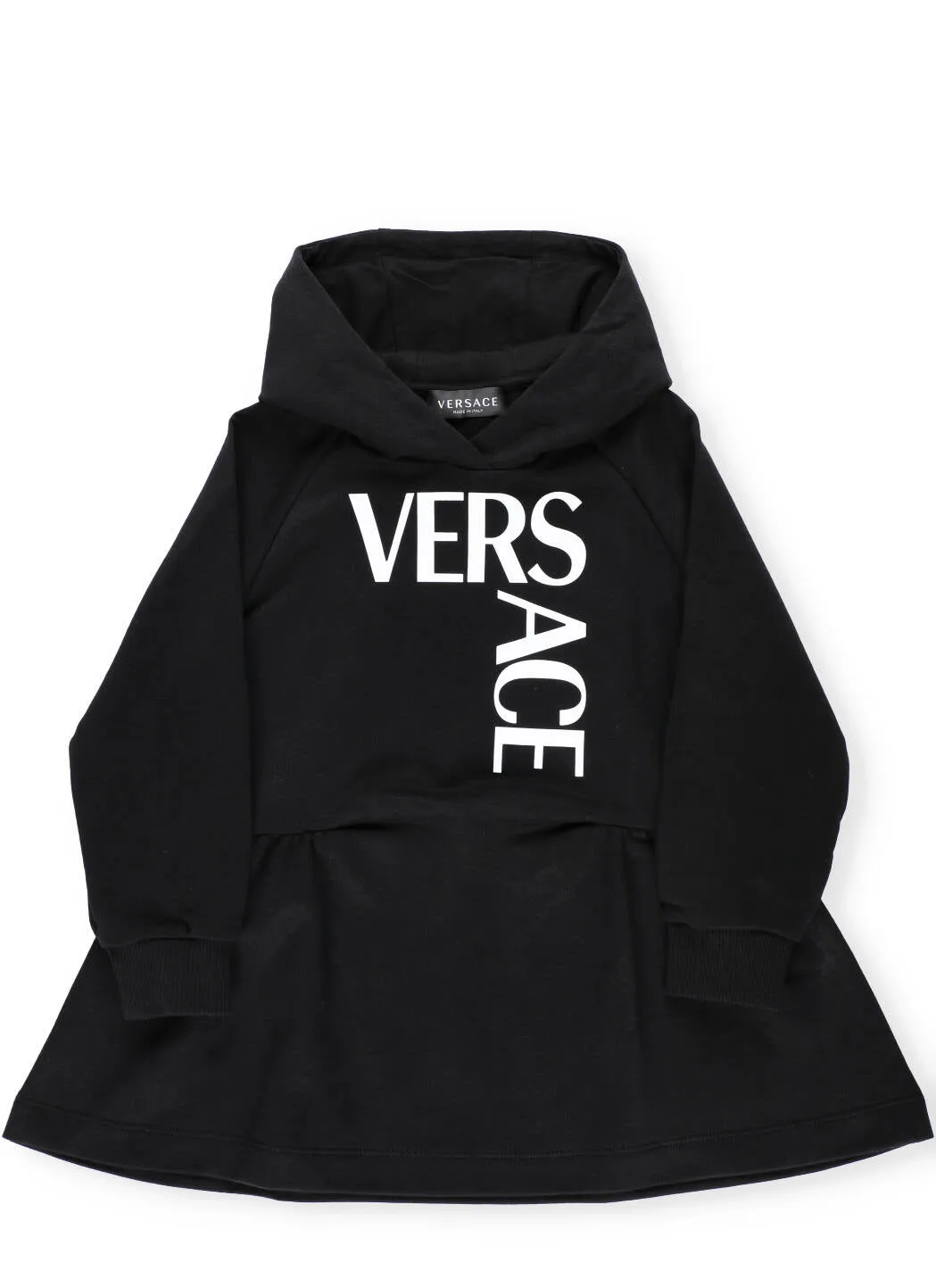 Versace Kids Logo Printed Hoodie Dress